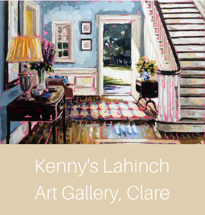Original Paintings by Róisín O'Farrell at Kenny's Lahinch Art Gallery, Clare