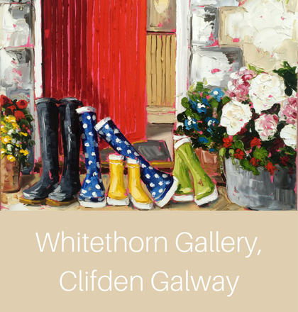 Original Paintings by Róisín O'Farrell at Whitethron Gallery, Clifden Galway